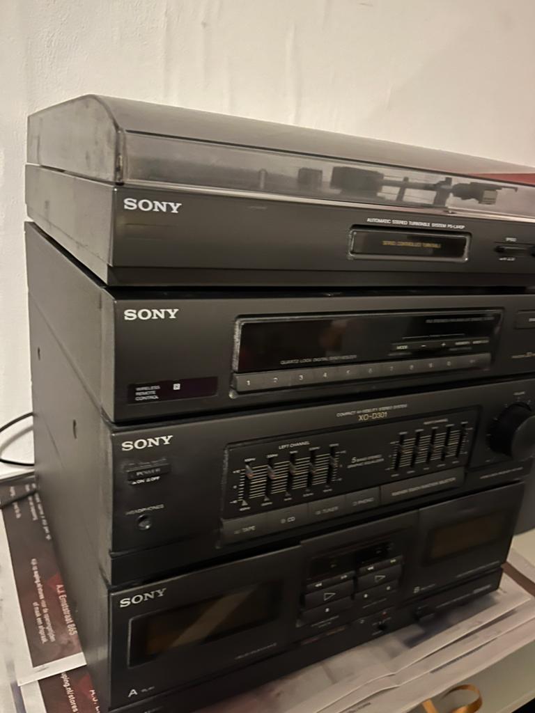 Vintage SONY Stereo set component systeem, Ophalen of Verzenden, Gebruikt, Sony