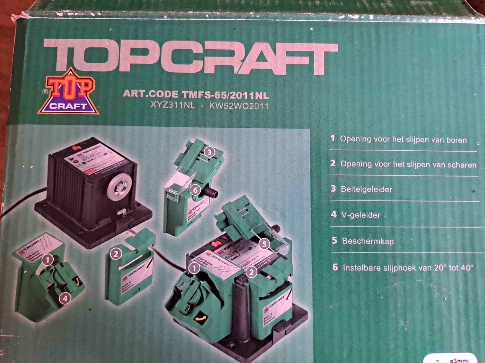 topcraft combi slijpmachine zo goed als nieuw, Ophalen of Verzenden, Zo goed als nieuw