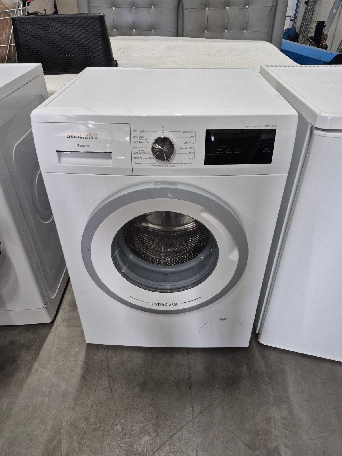 Goed werkende Siemens wasmachine - extraKlasse, Ophalen, Gebruikt, Voorlader, 85 tot 90 cm