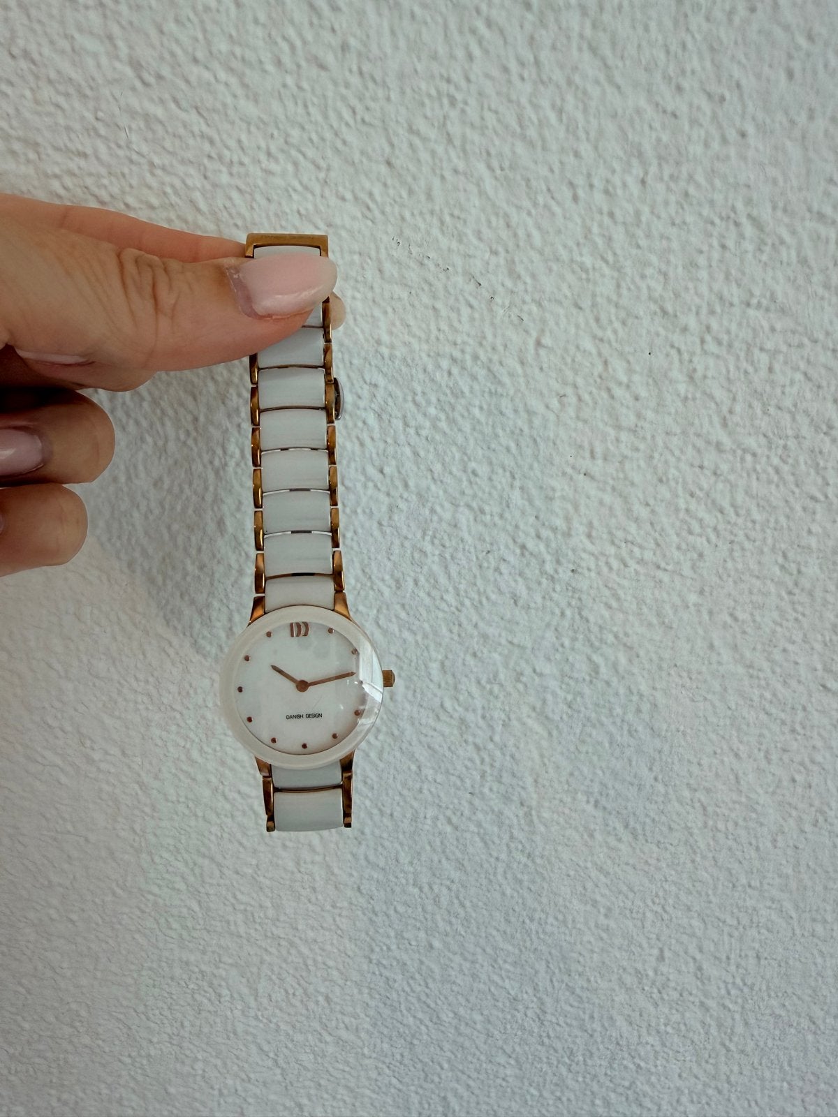 Danish Design horloge - Batterij moet vervangen worden, Sieraden, Tassen en Uiterlijk, Overige merken, Gebruikt, Staal, Polshorloge