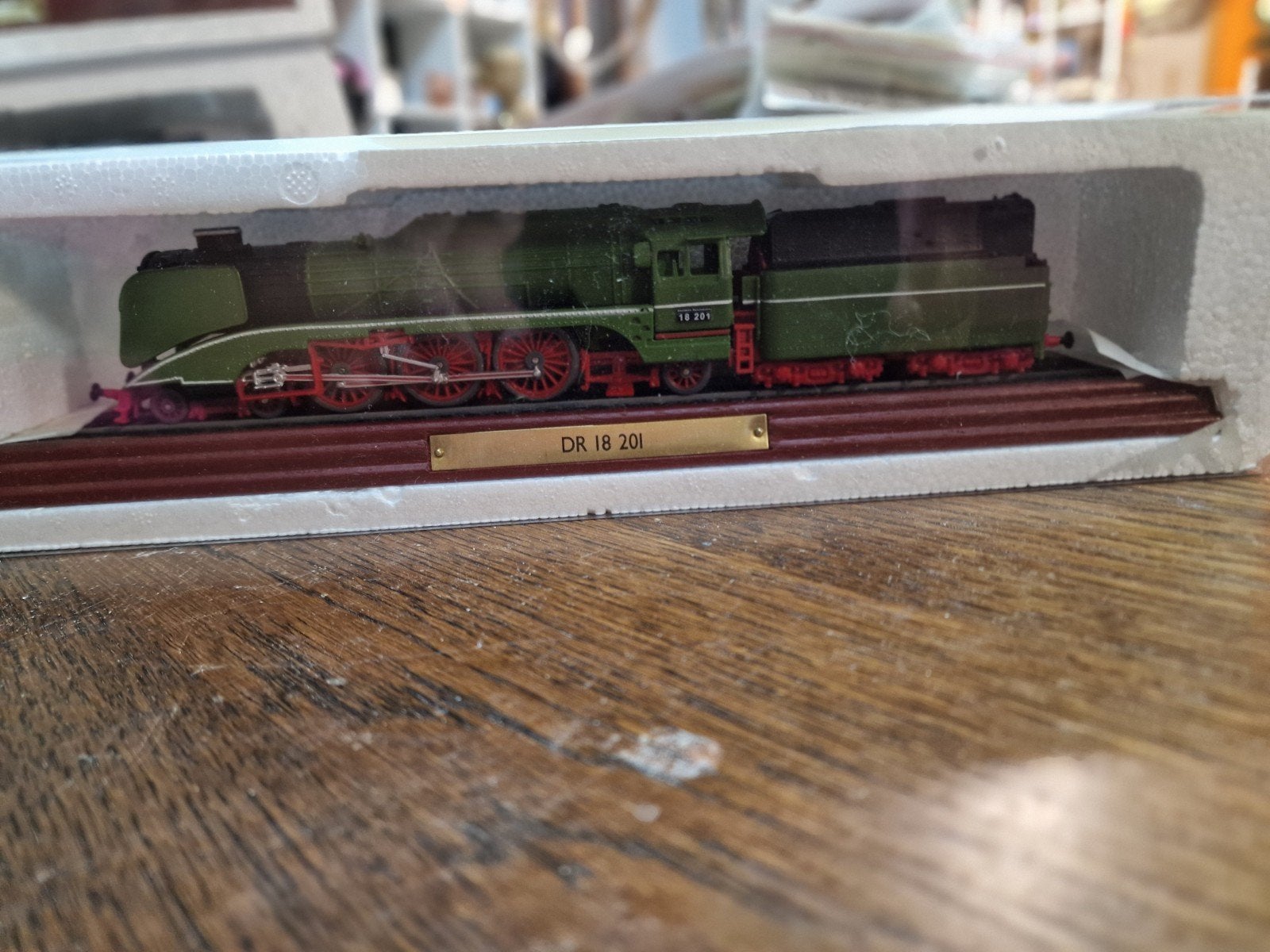 Mooie modeltrein DR 18 201 in originele verpakking, Overige merken, Locomotief, Gelijkstroom of Wisselstroom, Ophalen of Verzenden