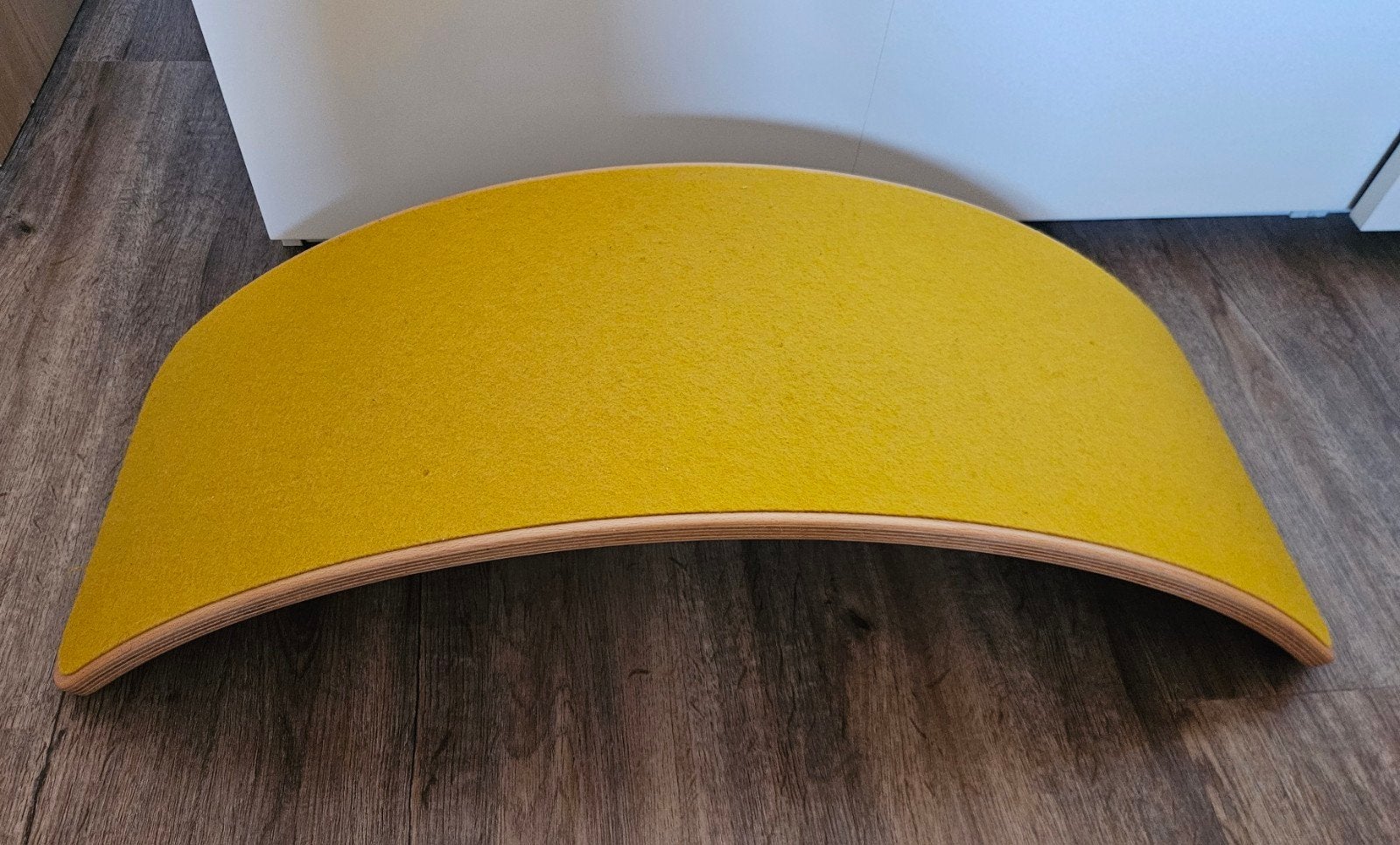 Wobbel Board met Vilt - Geel, Ophalen, Zo goed als nieuw, Jongen of Meisje