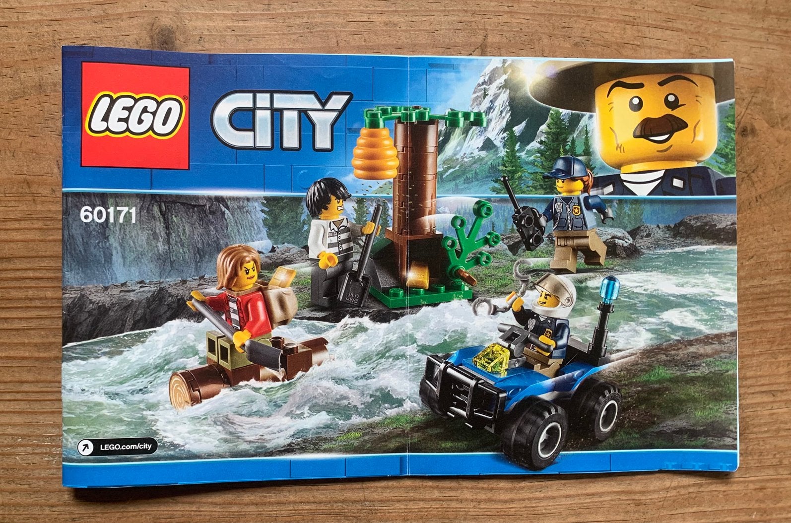Lego city bergachtervolging, City, Lego, Ophalen of Verzenden, Complete set