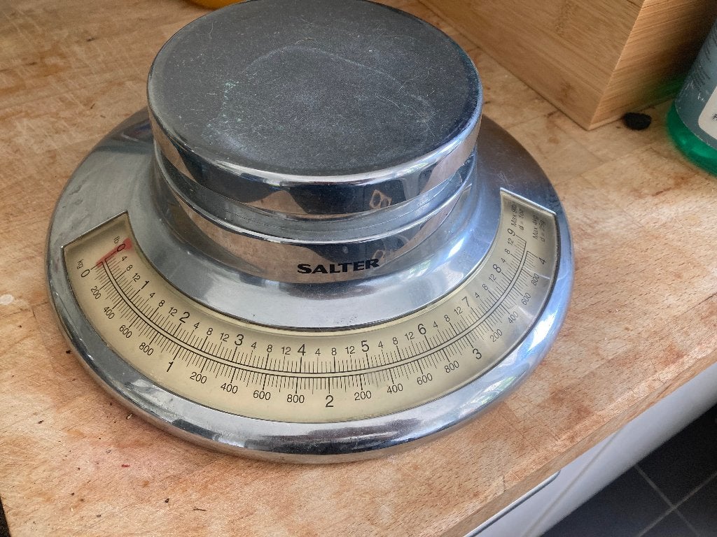 Kitchen weighing scales, Huis en Inrichting, Ophalen of Verzenden, Gebruikt, Zilver, Overige merken