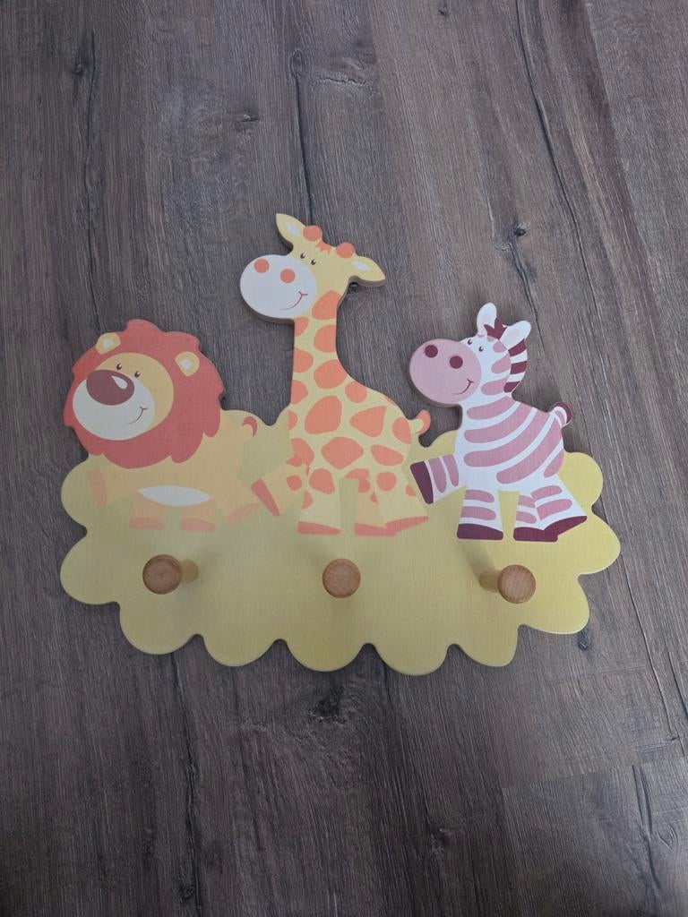 Nieuw: Kinderkapstok met dieren, Ophalen of Verzenden, Nieuw, Wandkapstok, Minder dan 100 cm