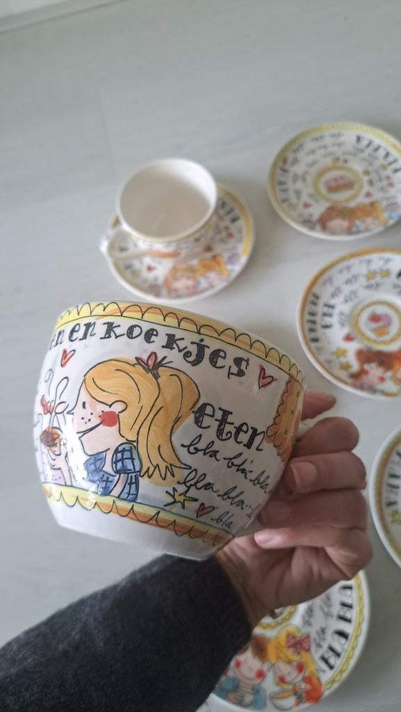Blond Amsterdam 6x kop en schotel, Ophalen, Blond Amsterdam, Nieuw, Kop(pen) en/of Schotel(s)