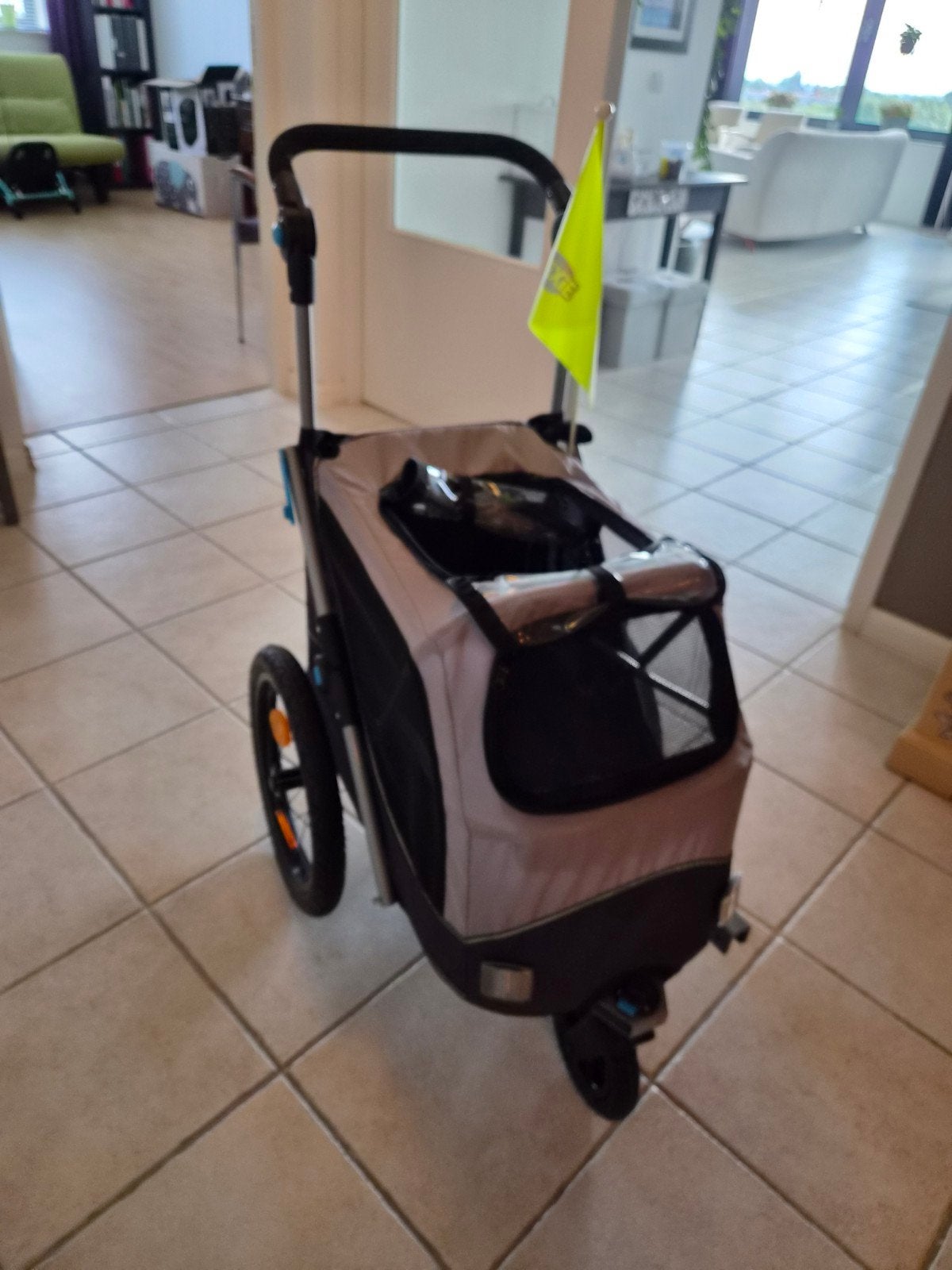 Trixie inklapbare honden fietskar S, Trixie, Ophalen, Zo goed als nieuw, Hondenfietskar