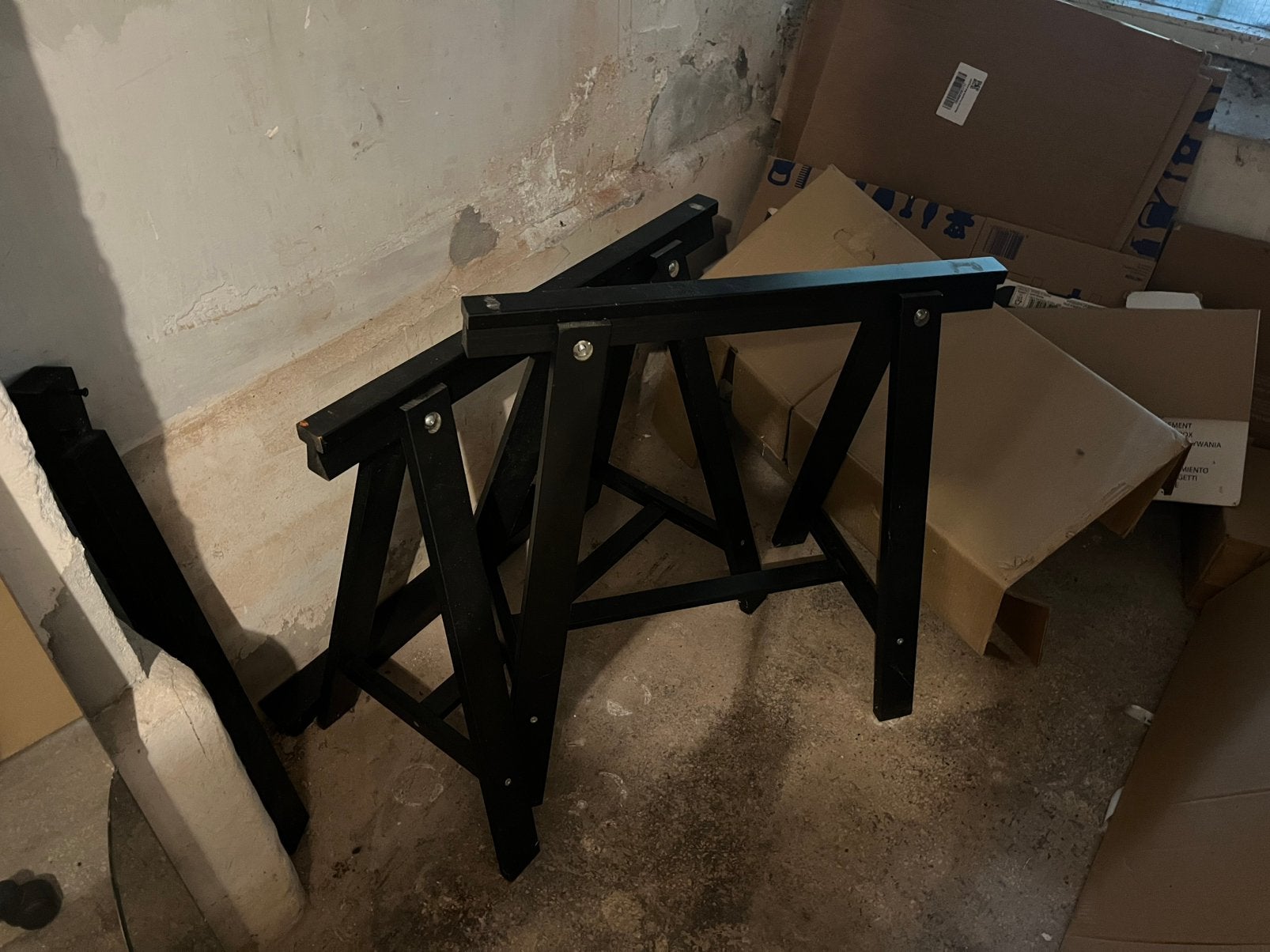 2x schraag gratis, Ophalen, Zo goed als nieuw, Rechthoekig, 50 tot 100 cm