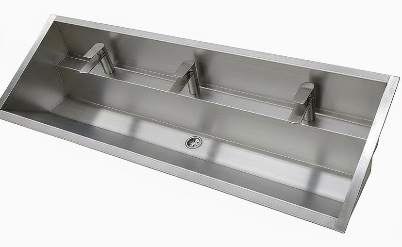 RVS Wastrog 180x50x50cm - diverse afmetingen beschikbaar, Ophalen, Nieuw, Rvs, Kraan