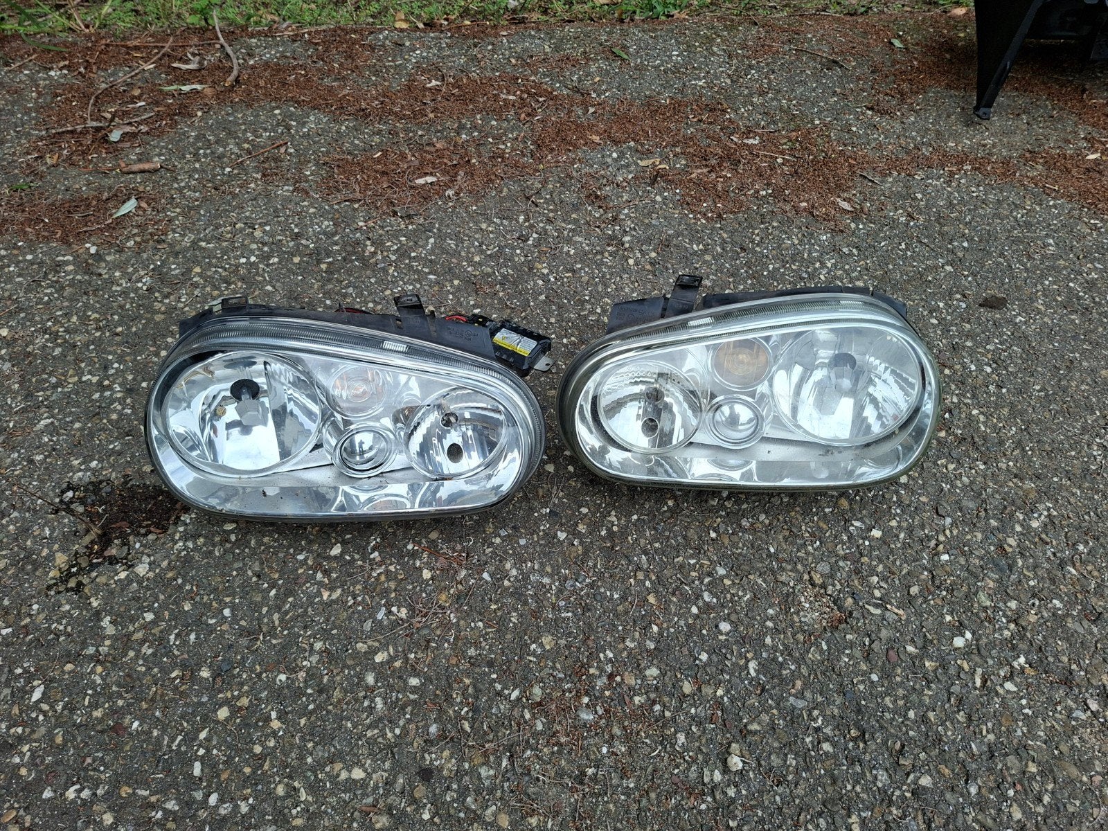 Heldere glazen koplampen voor Golf MK3 Cabrio (1998), Auto-onderdelen, Ophalen of Verzenden, Gebruikt, Volkswagen