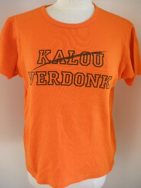 GORILLA t- shirt oranje maat L, Maat L, Ophalen of Verzenden, Zo goed als nieuw, Shirt