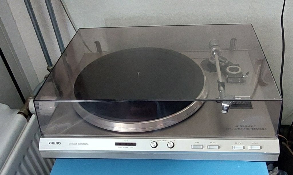 Philips AF-729 Mark II  Platenspeler, Philips, Ophalen of Verzenden, Platenspeler, Gebruikt