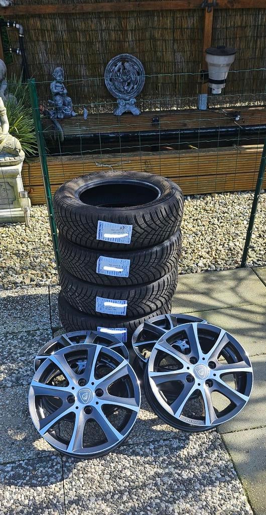 Zgan set 14 inch alu velgen 4x100, Auto-onderdelen, Ophalen, 14 inch, 175 mm, Banden en Velgen
