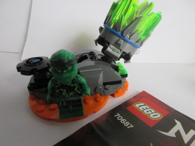 70687 Ninjago, Spinjitzu Burst Spinner Lloyd + bouwtekening, Ophalen of Verzenden, Zo goed als nieuw, Lego