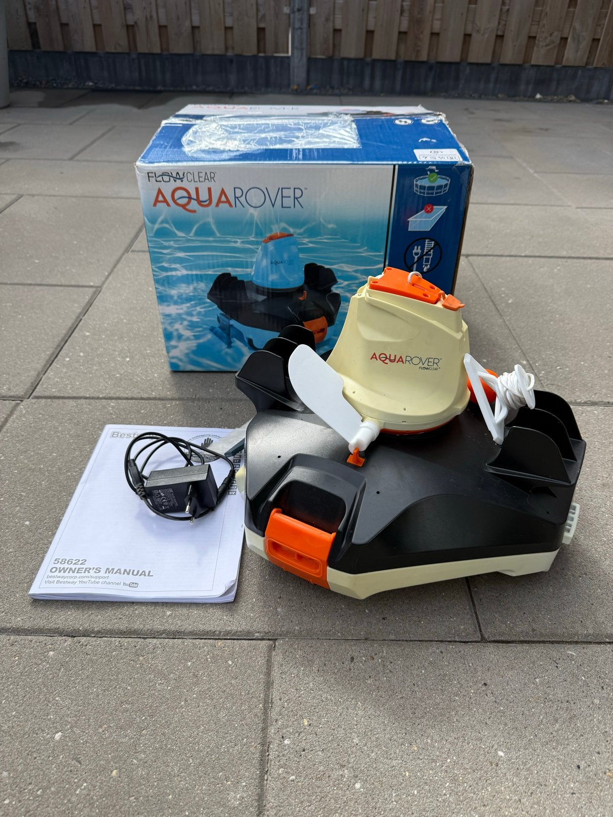 Bestway Flowclear AquaRover zwembadrobot oplaadbaar, Ophalen of Verzenden, Zo goed als nieuw, Overige typen