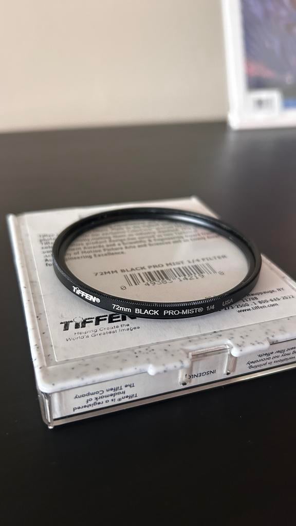 Tiffen Black Pro-Mist 1/4 77mm, Ophalen of Verzenden, Zo goed als nieuw, 70 tot 80 mm, Overige typen
