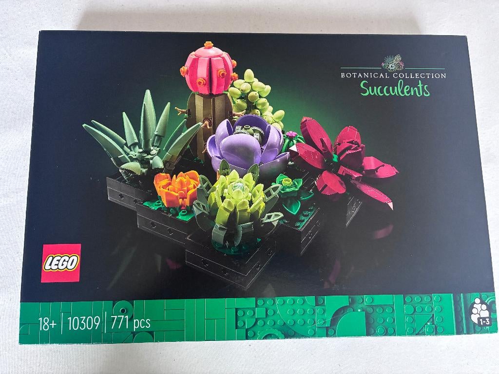 Lego Botanical VETPLANTEN 10309, Ophalen, Lego, Zo goed als nieuw, Complete set