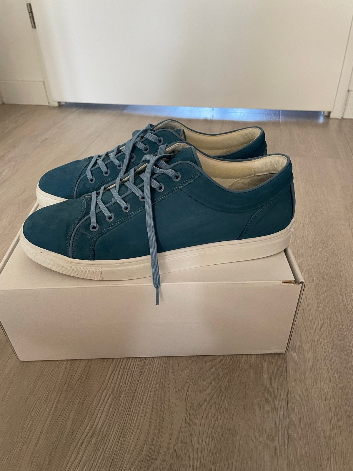 ETQ LT01 Amsterdam Sneakers - Maat 47 - Slate Blue, Blauw, Ophalen of Verzenden, Sneakers of Gympen, Zo goed als nieuw