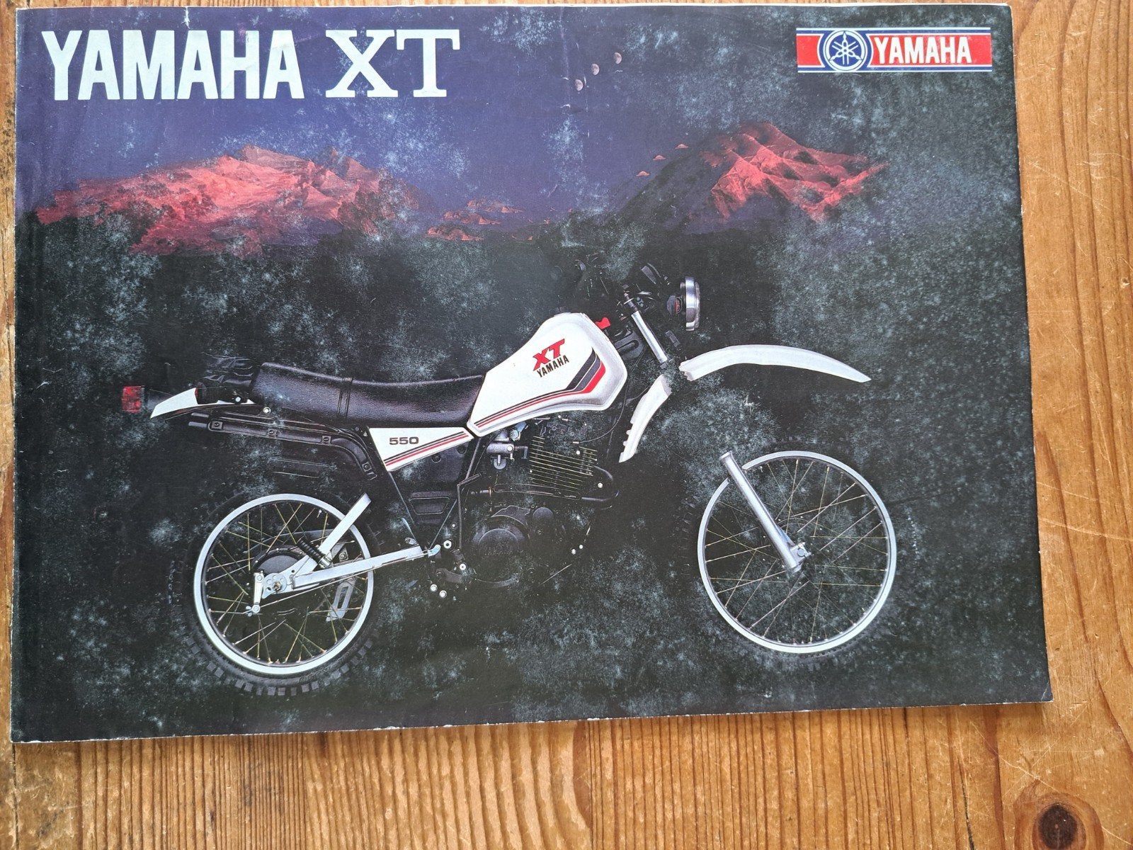 Yamaha XT 550 Folder., Ophalen of Verzenden, Yamaha