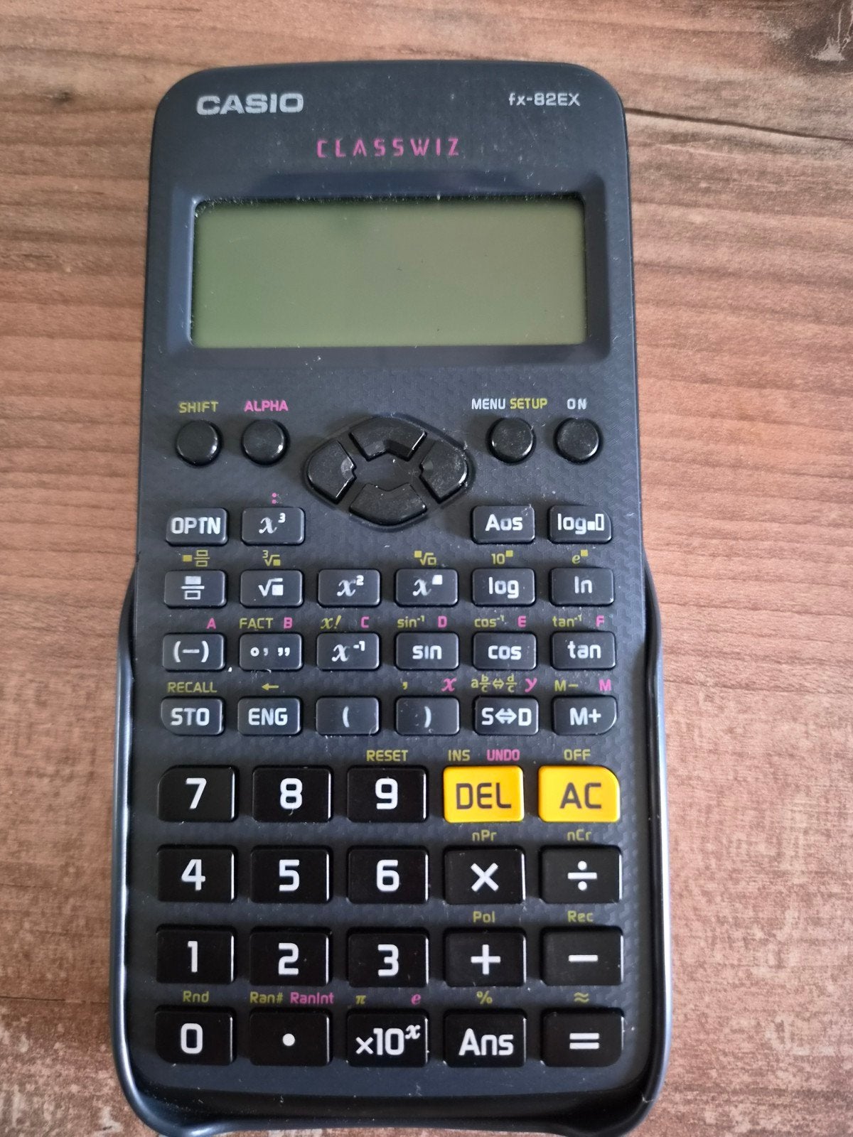 Casio CLASSWIZ fx-82EX rekenmachine, Ophalen, Gebruikt