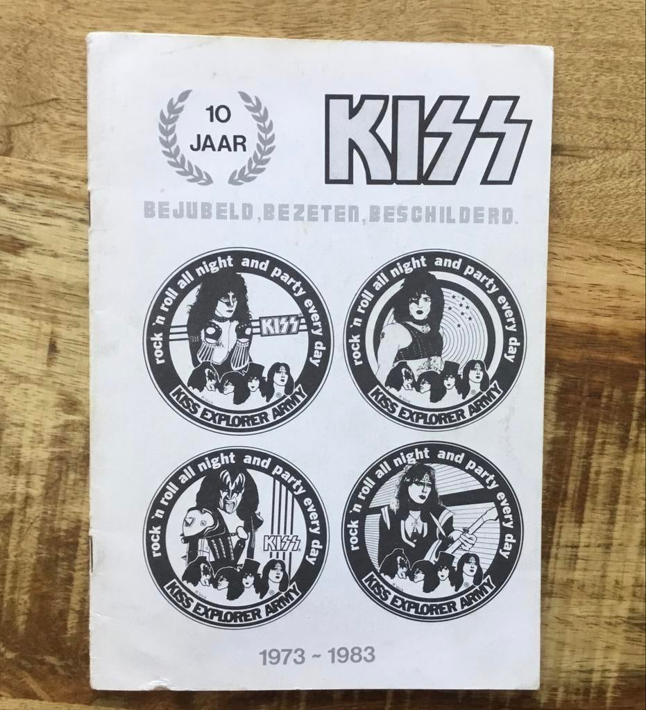 Kiss Fanclub Blad Nederland 1973-1983 - Zeldzaam item!, Ophalen of Verzenden