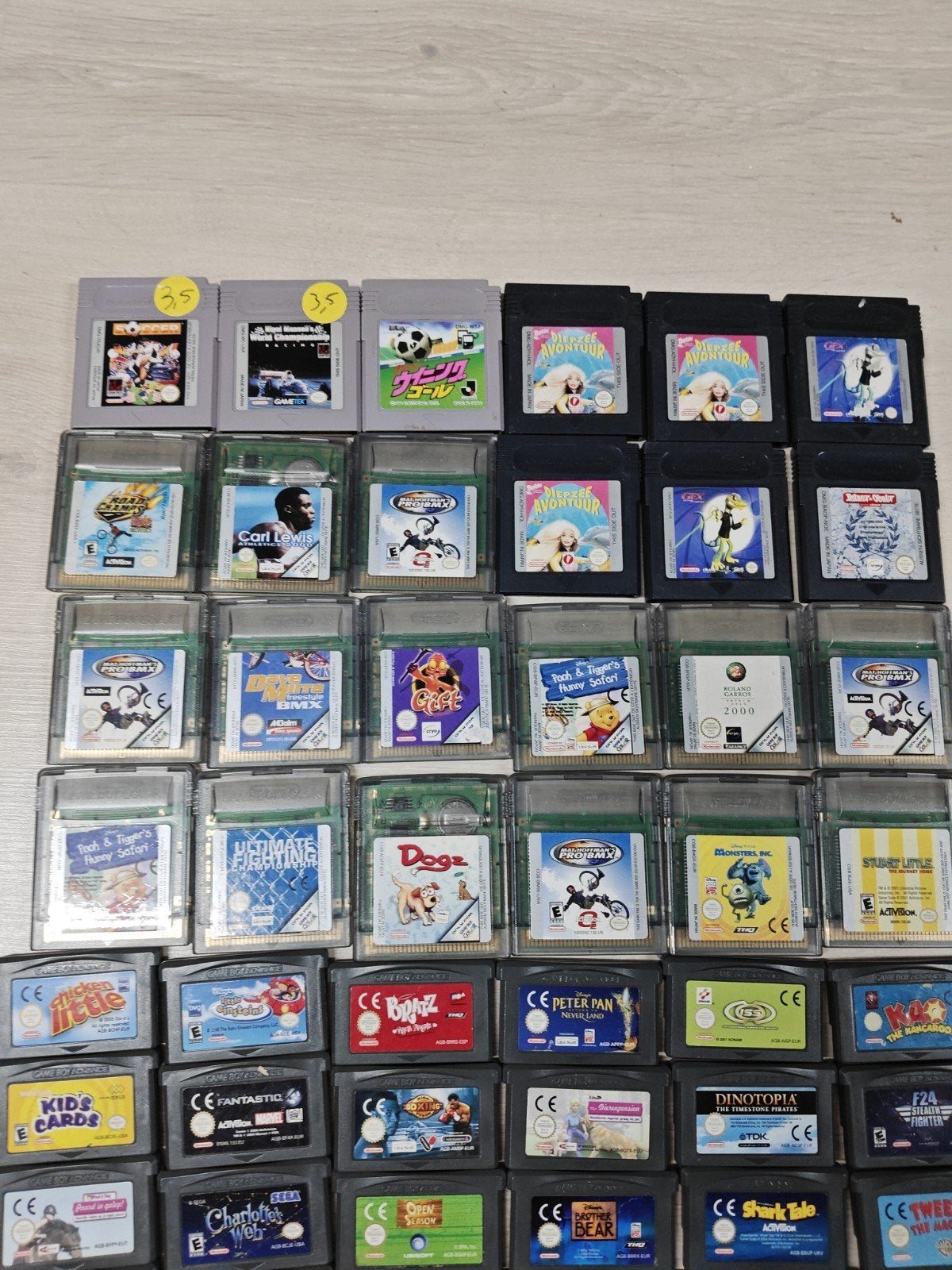 PARTIJ 97 GameBoy Advance, Color en Classic spellen, Spelcomputers en Games, Games | Nintendo Game Boy, Gebruikt, 1 speler, Ophalen of Verzenden