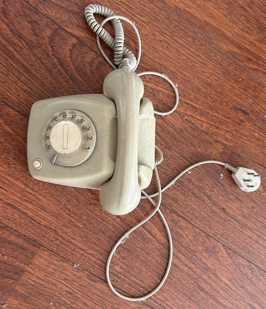 PTT telefoon T65 jaren 70, Ophalen of Verzenden, Gebruikt, Met draaischijf