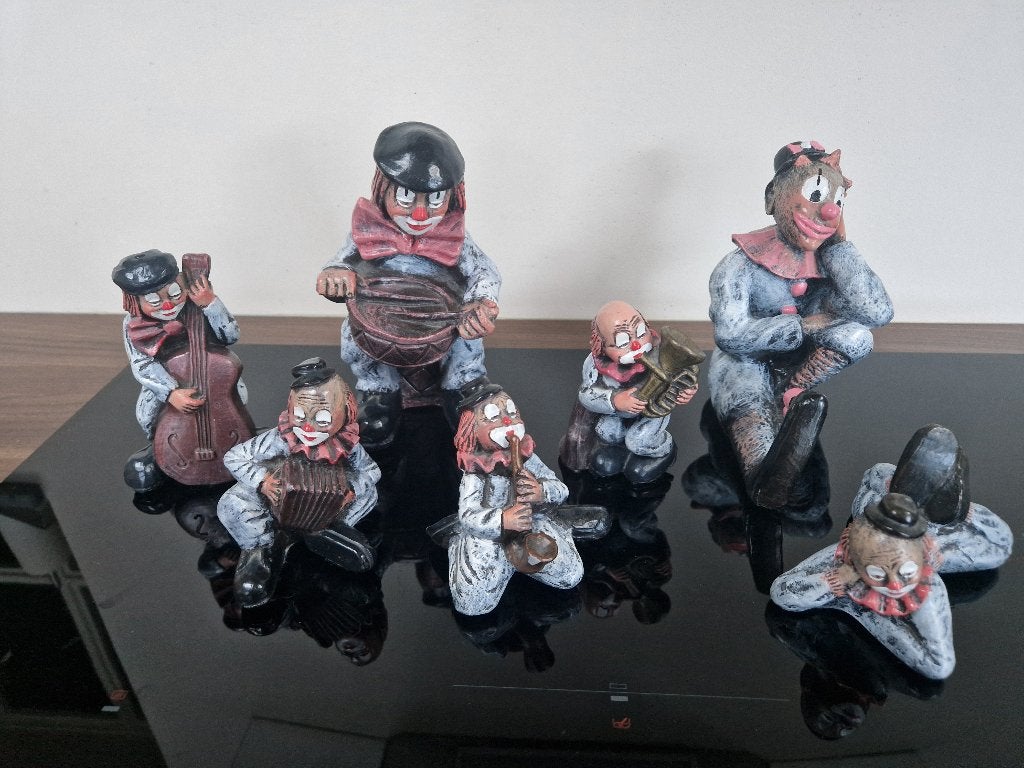 collectie CLOWN beeldjes, Verzamelen, Beelden en Beeldjes, Ophalen of Verzenden, Zo goed als nieuw, Mens