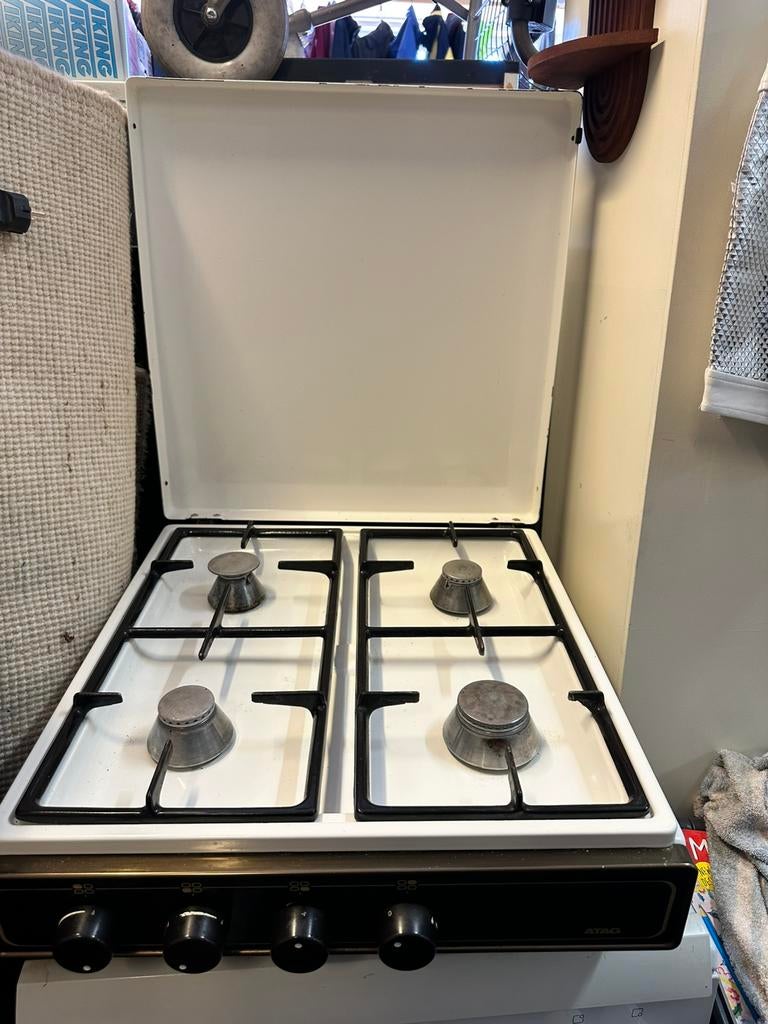 GasKookplaat Vrijstand Werkt Perfect €65, Zo goed als nieuw, Gas, Vrijstaand, 4 kookzones