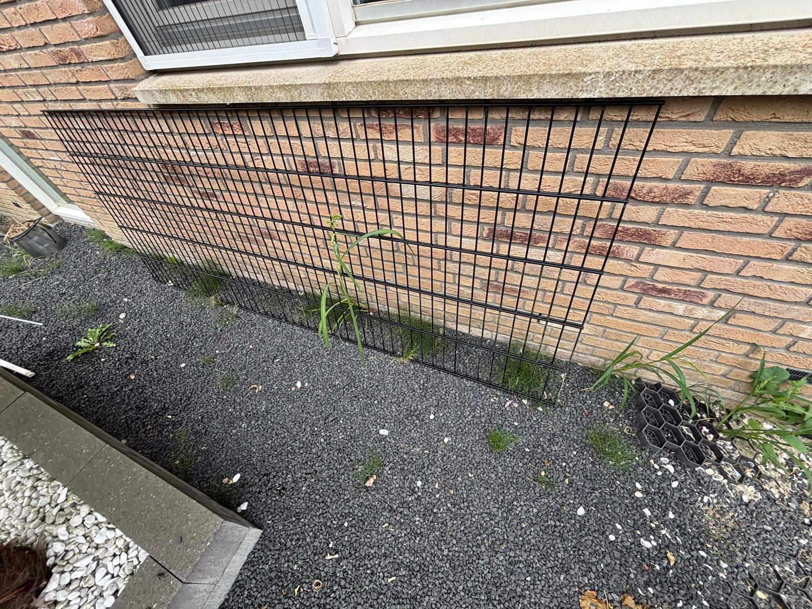 Gebruikt hekwerk 2,50m x 1,00m - Ideaal voor tuin,, Tuin en Terras, Ophalen, Gebruikt, IJzer, Gaashekwerk