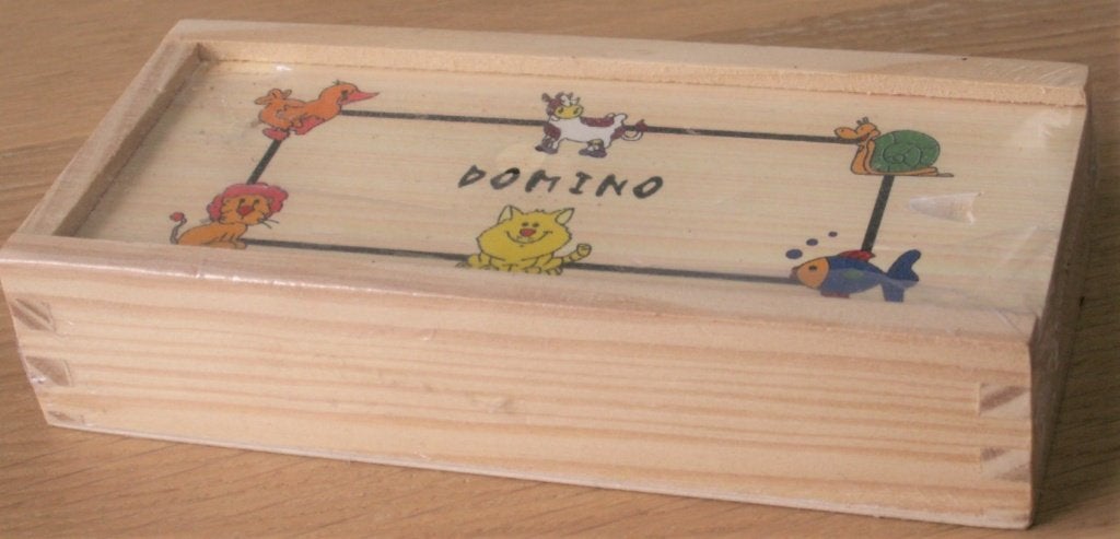 Dieren domino nieuw nog geseald o.a. leeuw, koe, vis, Ophalen of Verzenden, Nieuw