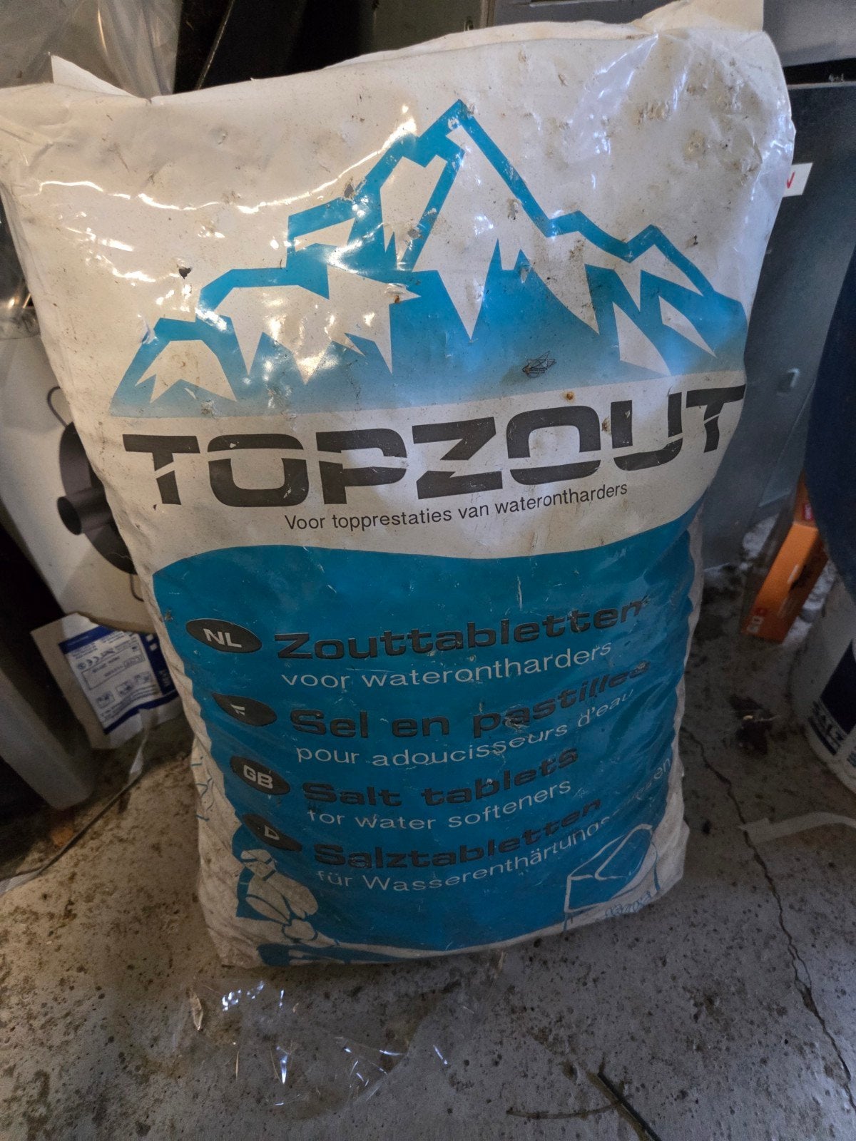 25 KG TOPZOUT Zouttabletten voor waterontharders, Ophalen, Nieuw, Waterontharder met zout