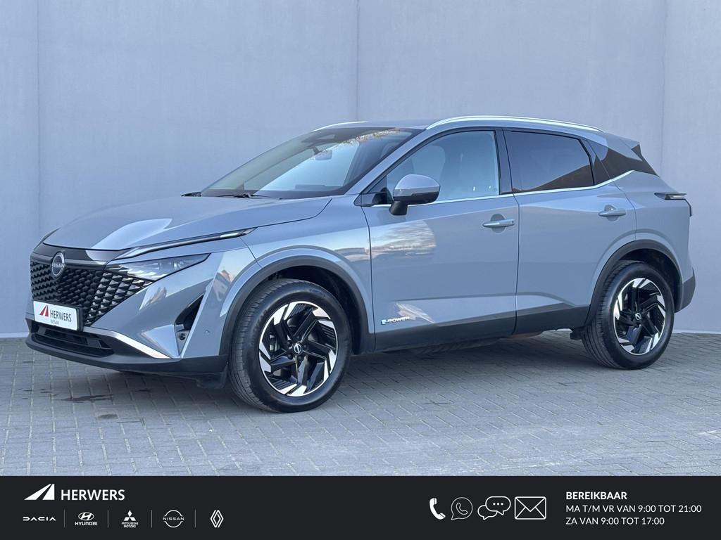 Nissan Qashqai 1.5 e-Power N-Connecta / Fabrieksgarantie tot, 1497 cc, 190 pk, 2 kWh, Leder en Stof