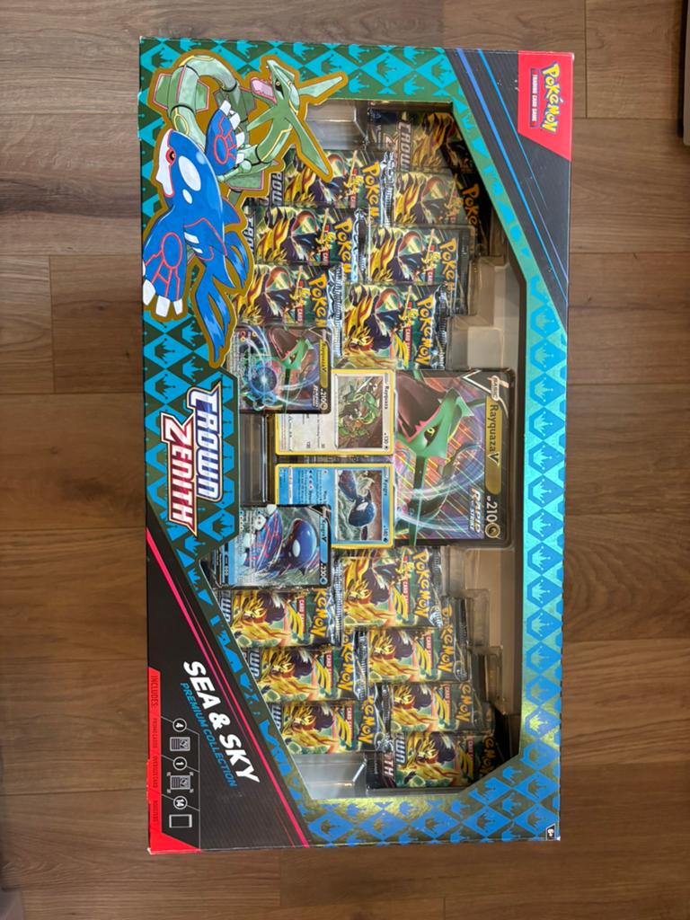 Pokémon Crown Zenith Premium Collection Sea & Sky, Hobby en Vrije tijd, Verzamelkaartspellen | Pokémon, Ophalen of Verzenden, Nieuw
