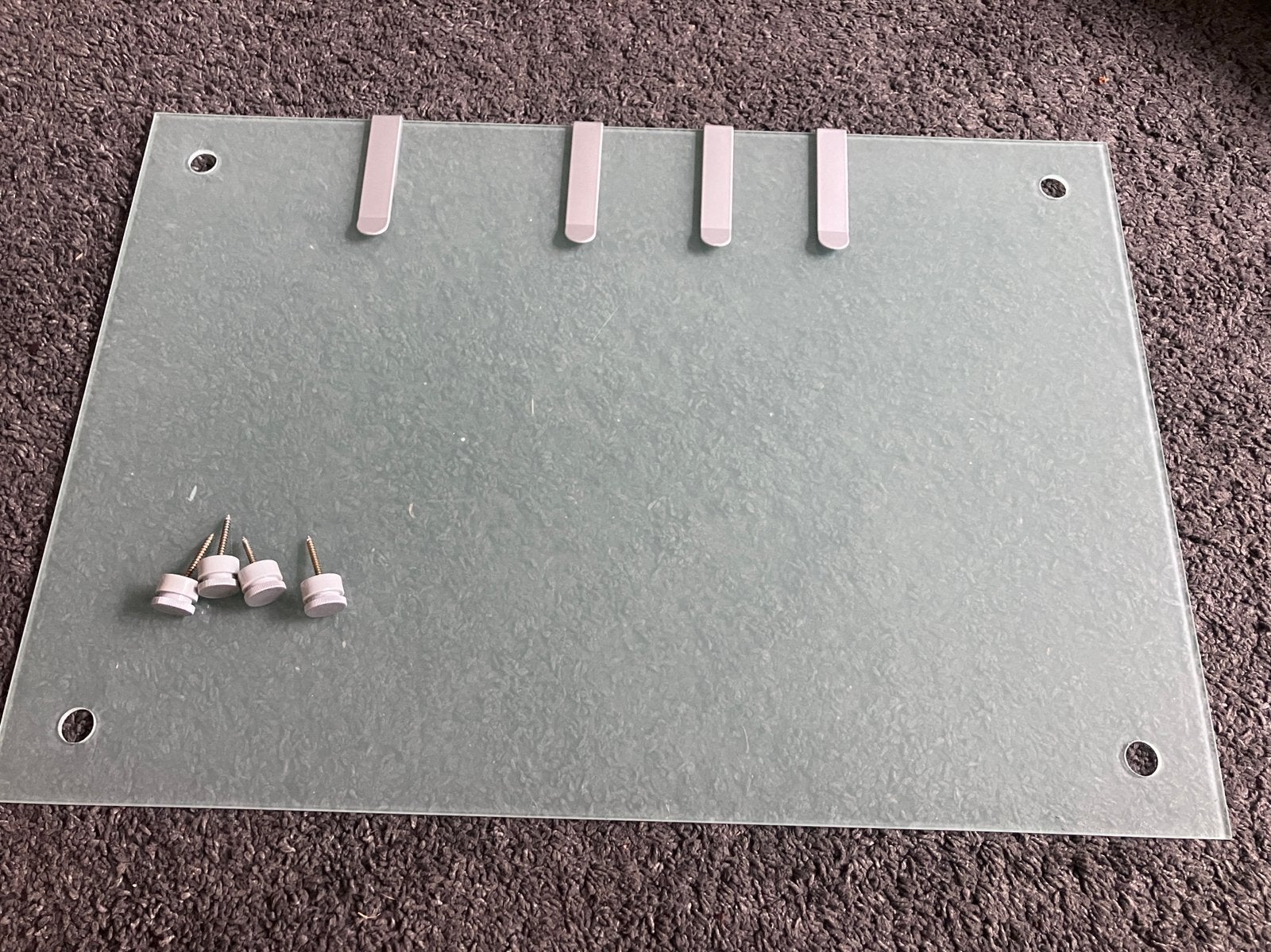 Ikea glazen memobord 65x45 cm, Huis en Inrichting, Woonaccessoires | Memoborden, Ophalen, Zo goed als nieuw