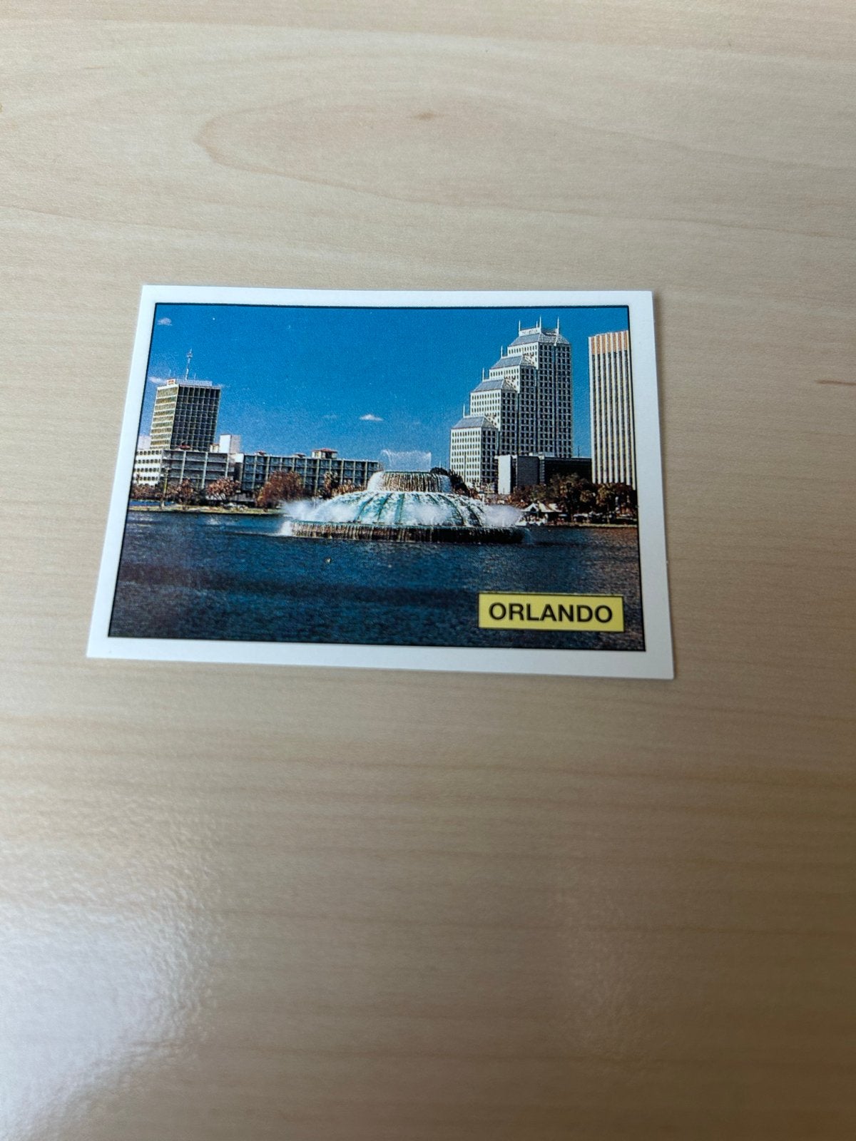 Panini USA 94 Sticker - Orlando - Zeldzaam verzamelobject, Ophalen of Verzenden, Zo goed als nieuw, Sport