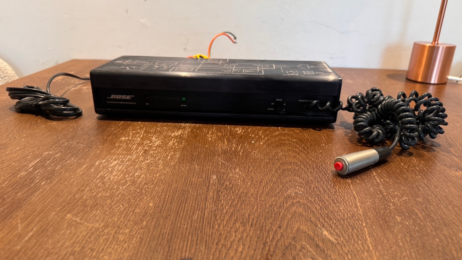Bose 901 comparison equalizer switch - zeer zeldzaam