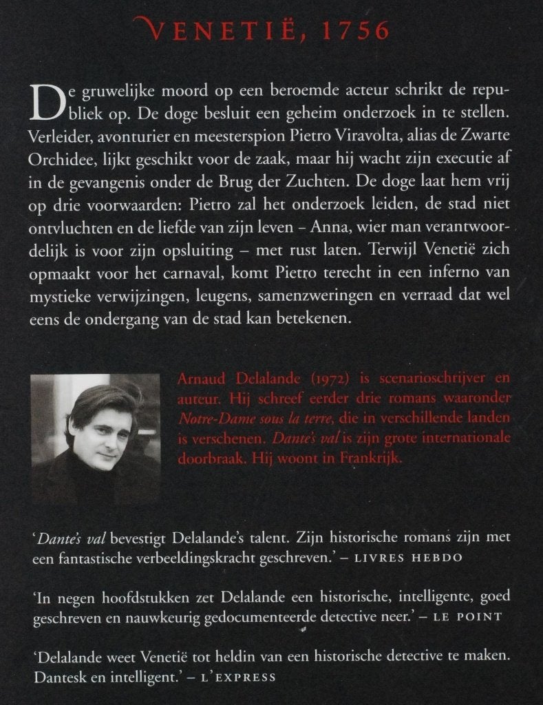 Historische detective Dante's val - Arnaud Delalande (2007), Boeken, Detectives, Verzenden, Zo goed als nieuw