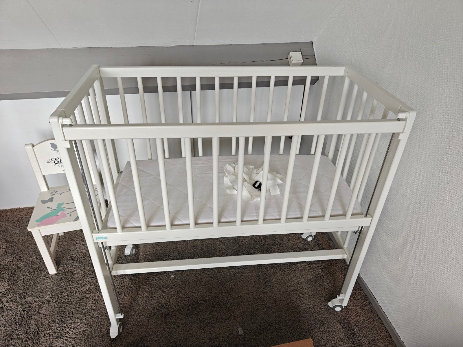 Co-sleeper met matrasje - Zeer nette staat, Ophalen, Zo goed als nieuw, Wieg