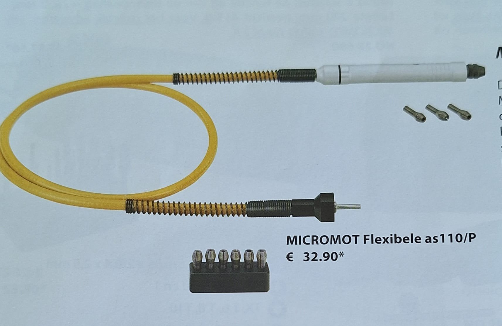 Proxxon micromot flexibele as 110/P, Ophalen, Gebruikt