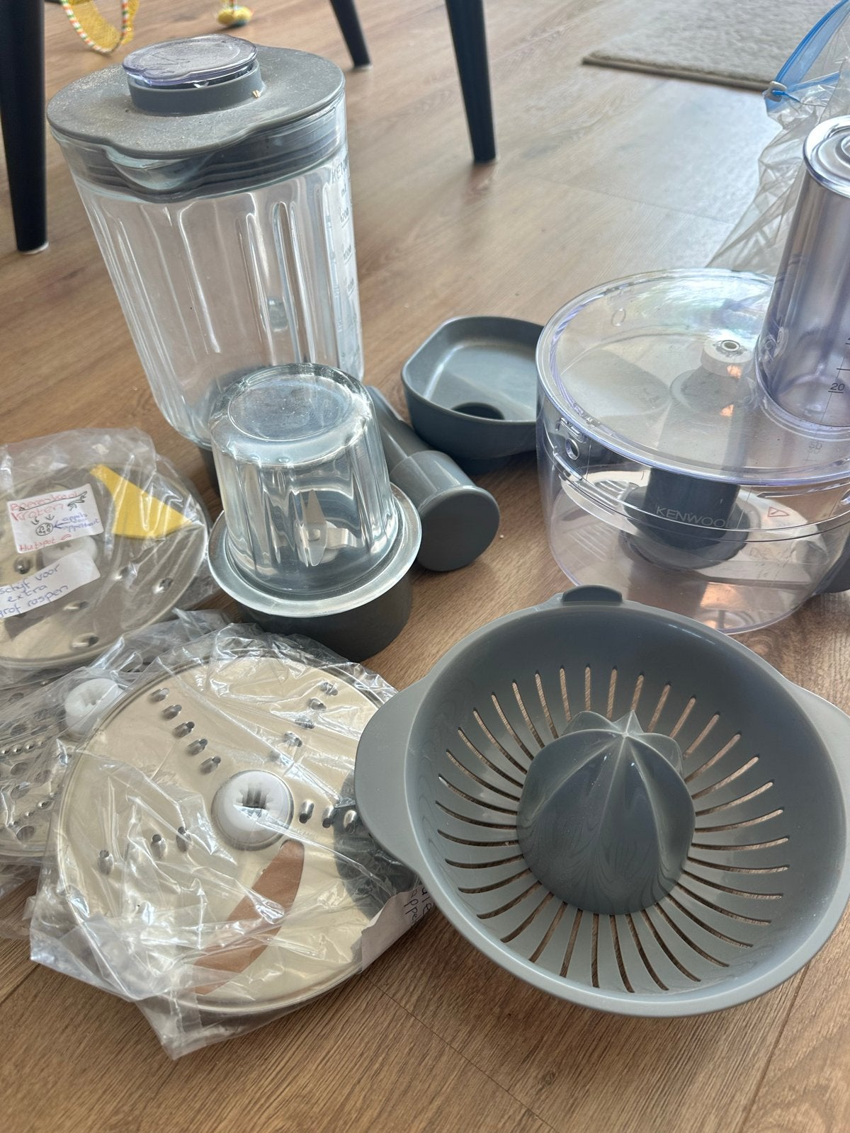 Kenwood keukenmachine accessoires (excl. keukenmachine), Ophalen, Kunststof, Grijs, Overige merken