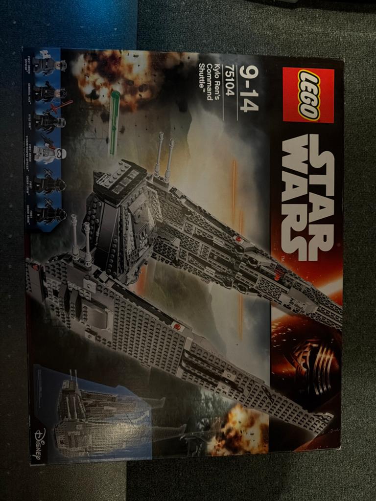 Lego Star Wars 75104 Kylo Ren's Command Shuttle Compleet, Gebruikt, Star Wars, Lego, Ophalen of Verzenden
