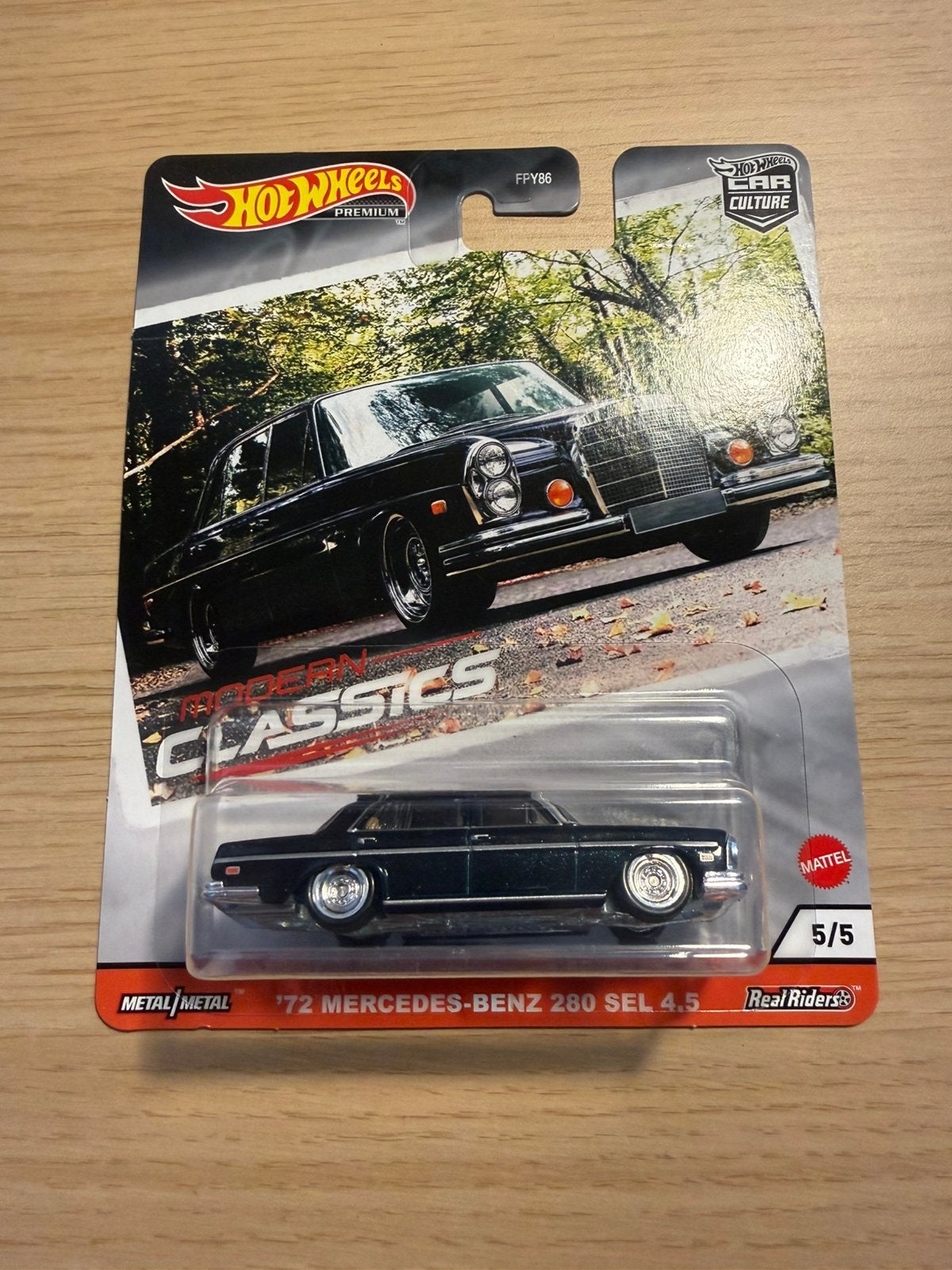 Hot Wheels Modern Classics Mercedes Benz 280 SEL, Hotwheels, Ophalen of Verzenden, Zo goed als nieuw, Auto