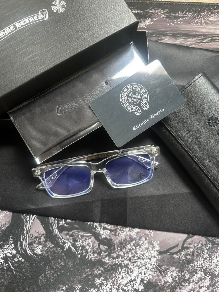 chrome hearts glasses, Sieraden, Tassen en Uiterlijk, Zonnebrillen en Brillen | Heren, Ophalen of Verzenden, Zo goed als nieuw