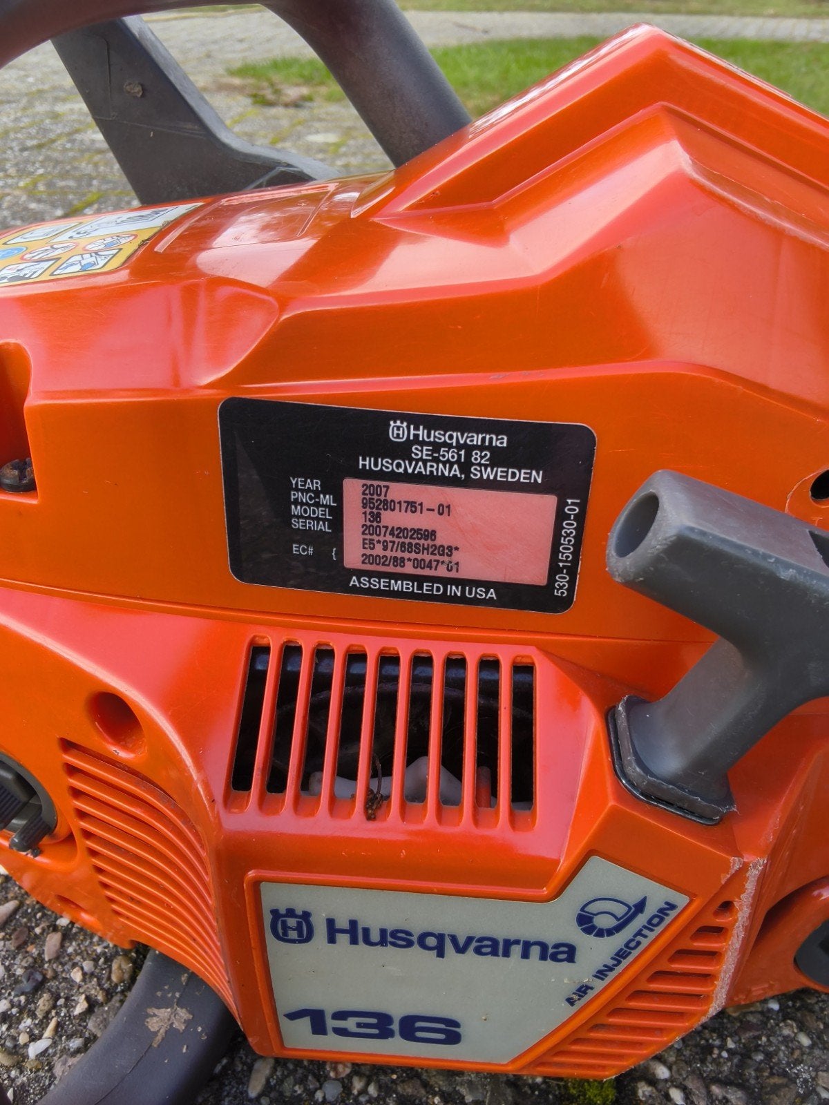 Husqvarna 136 Kettingzaag, Ophalen, Gebruikt, Kettingzaag, 600 tot 1200 watt