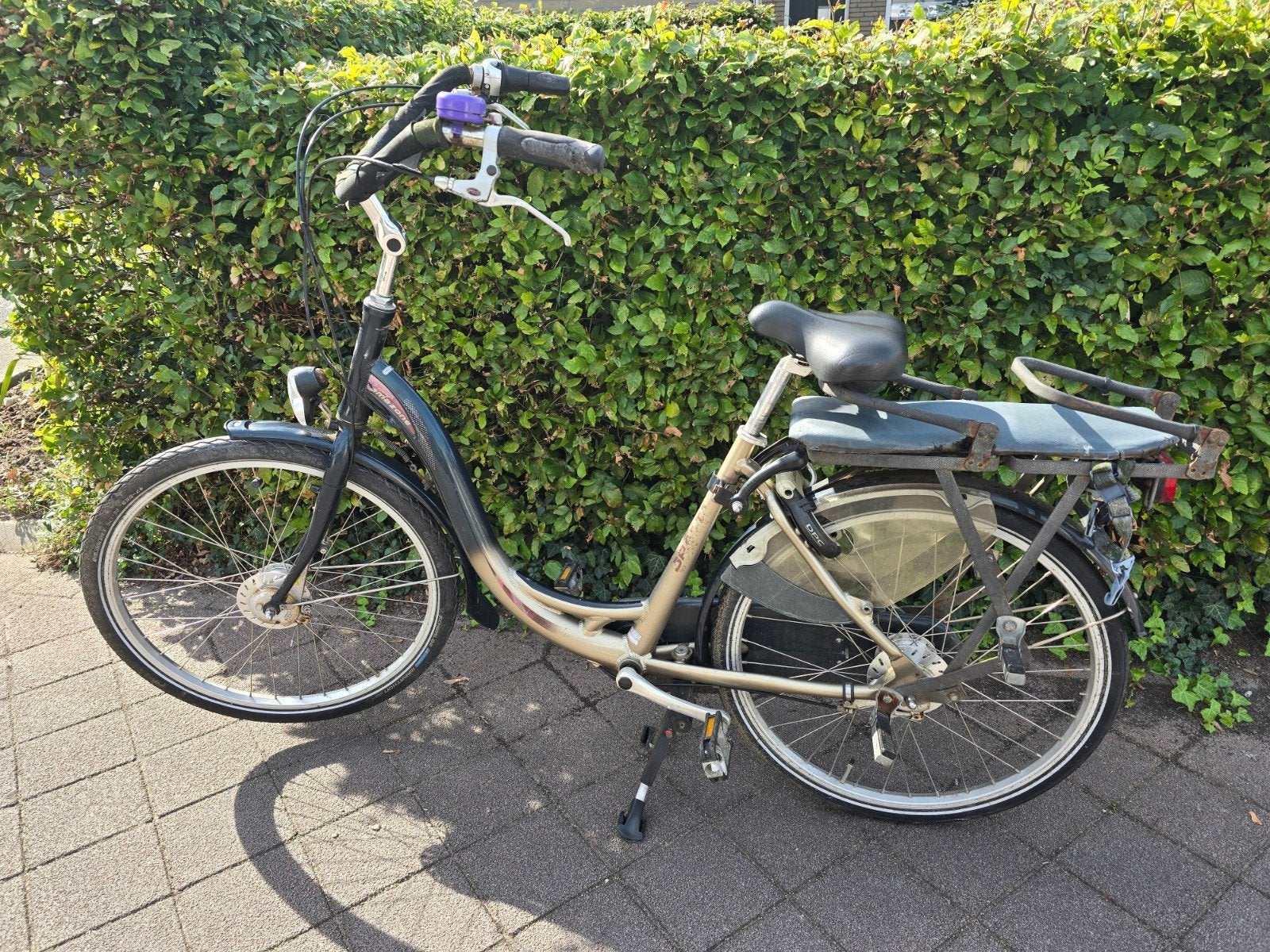 Sparta Amazone Moederfiets | Verlengde bagagedrager, Ophalen, 2 zitjes, Sparta, Gebruikt