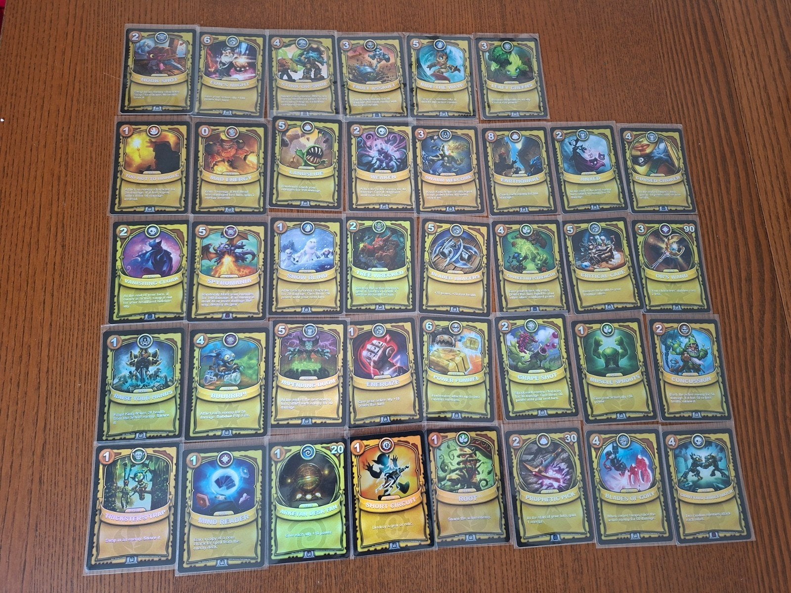 38x Skylanders Battlecast Gold Foil Zeldzame Kaarten Lot, Ophalen of Verzenden, Nieuw, Foil