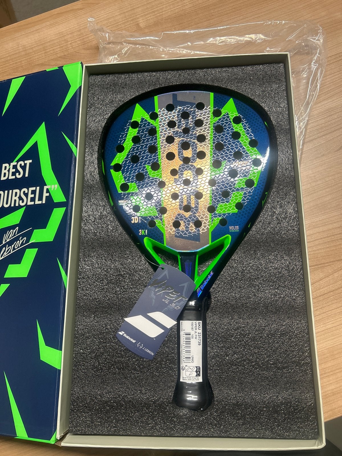 Babolat Viper JL 3.0, Ophalen of Verzenden, Nieuw, Padelracket