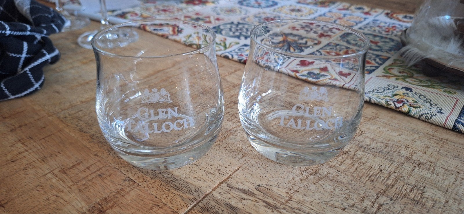 2 Glen Talloch Whisky Glazen, Ophalen of Verzenden, Zo goed als nieuw, Overige merken, Glas