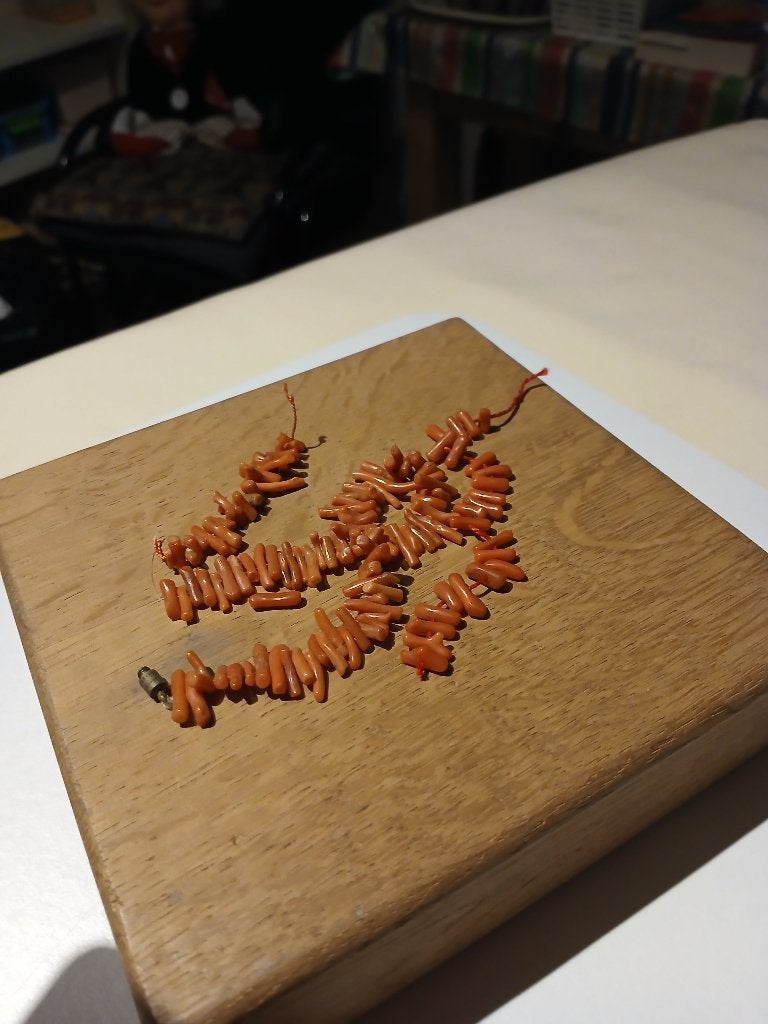 Bloedkoralen stokjes, 33 cm, Verzenden, Gebruikt, Overige typen
